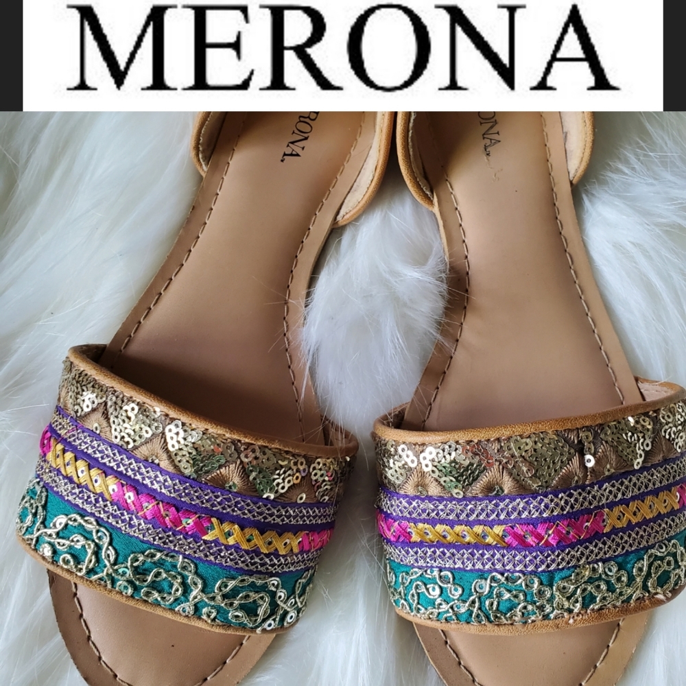 Merona sequined sandals
